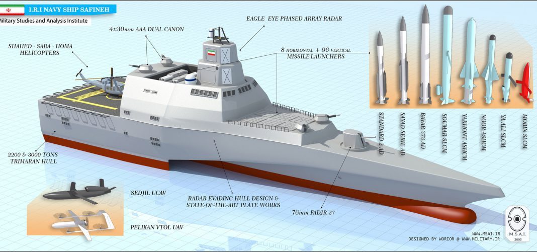 The new details of Iranian Trimaran Frigate, “Safineh” | ::: Expand ...