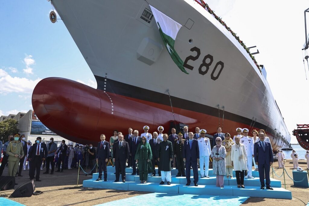 Turkish Shipyard Launches The First Pn Milgem Class Corvette For Pakistan Expand Your