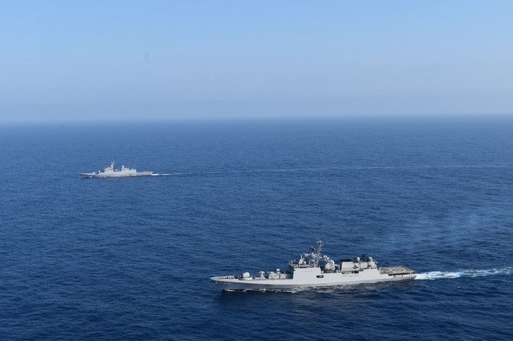 INS Tabar conducts drills with North African navies | ::: Expand Your ...