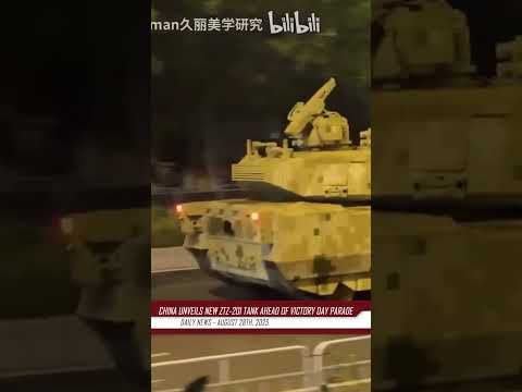 New ZTZ 201 Light Tank Breaks Cover in China Victory Day 2025 Parade ...